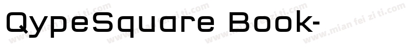 QypeSquare Book字体转换